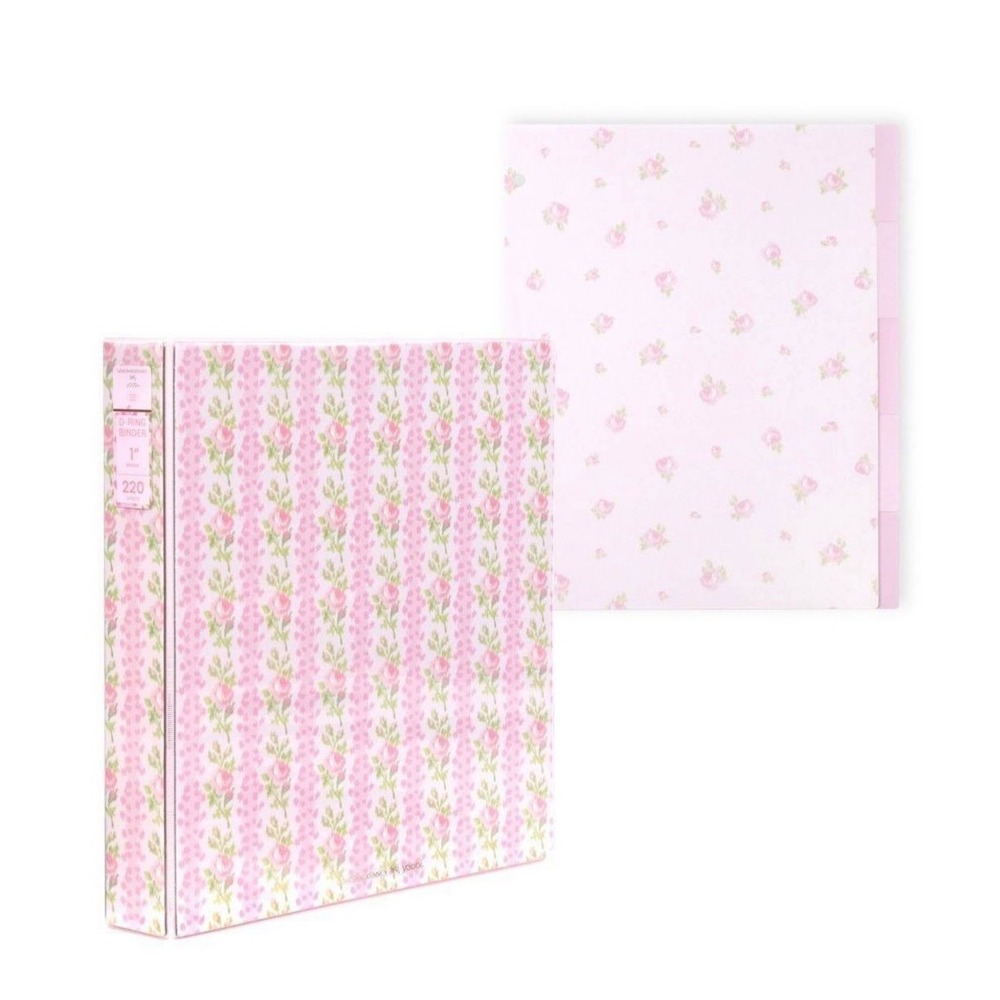 Love Shack Fancy Binder Blooming Heirloom Floral Pink Trapper Keeper NEW Target - Picture 2 of 3